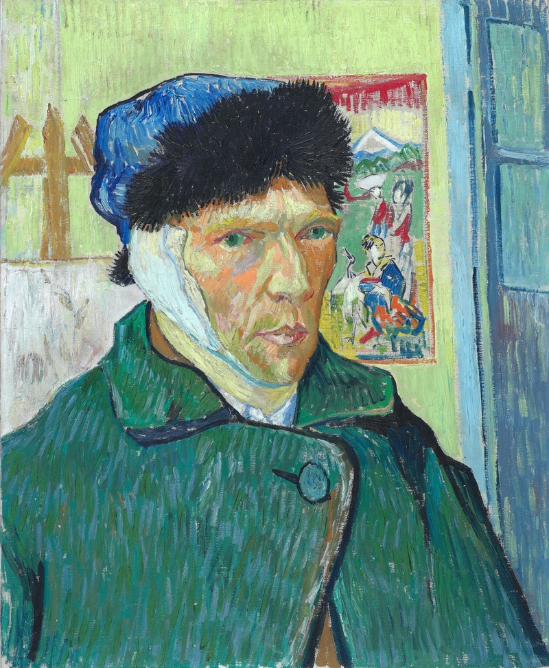 Chân dung tự họa Van Gogh: Hành trình 36 bức tranh đi tìm chính mình 8 Chân dung tự họa với tai băng bó 1889 (Self-Portrait with Bandaged Ear)