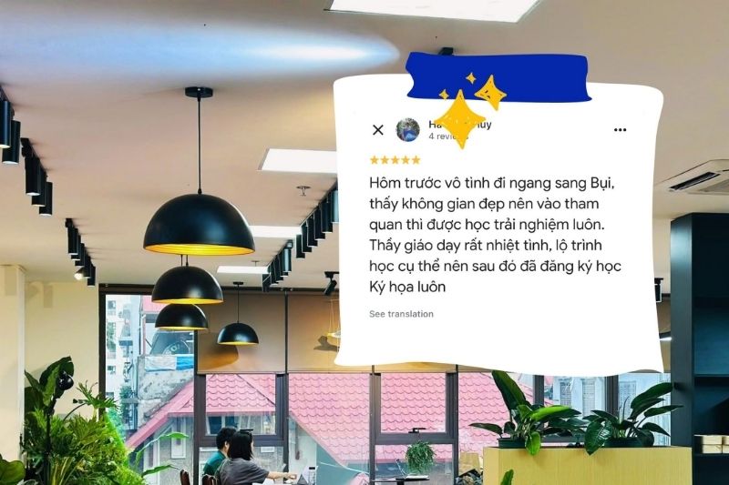 Đánh giá của học viên về Mỹ Thuật Bụi