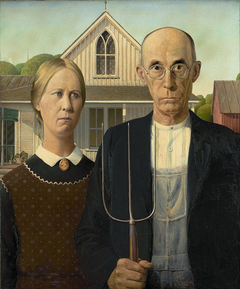 American Gothic (Gothic Mỹ) là bức tranh sơn dầu nổi tiếng năm 1930 của họa sĩ người Mỹ Grant Wood