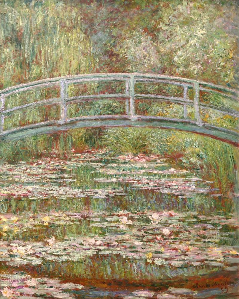 Loạt tranh Bridge over a Pond of Water Lilies (1899)