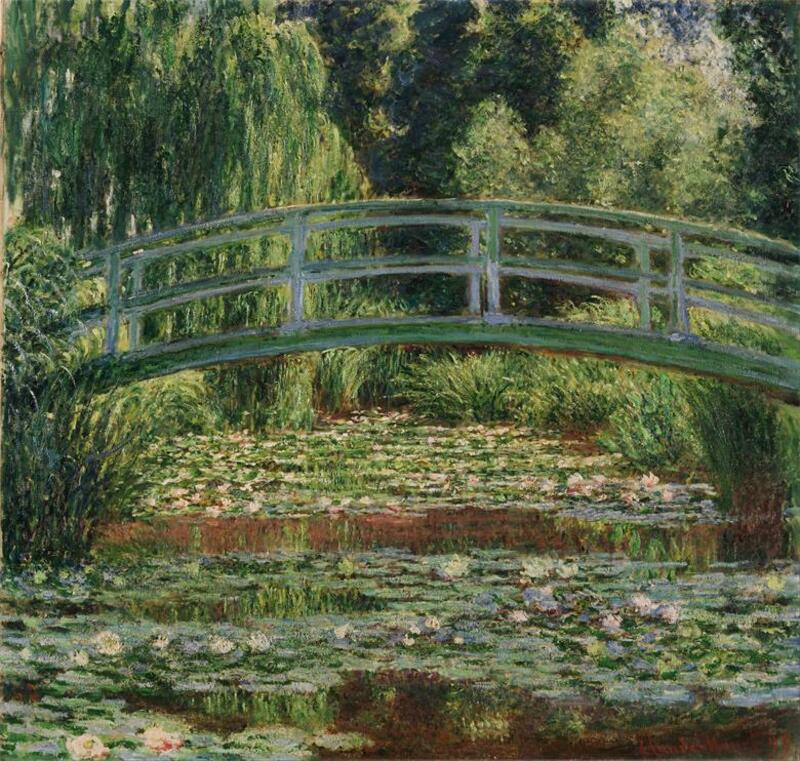 Loạt tranh Bridge over a Pond of Water Lilies (1899)