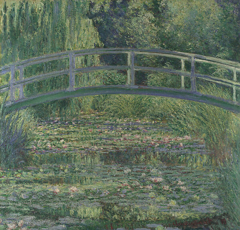 Loạt tranh Bridge over a Pond of Water Lilies (1899)