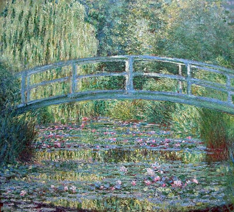 Loạt tranh Bridge over a Pond of Water Lilies (1899)