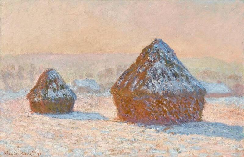 Loạt tranh "Đống rơm" (Haystacks / Meules) (1890 - 1891)