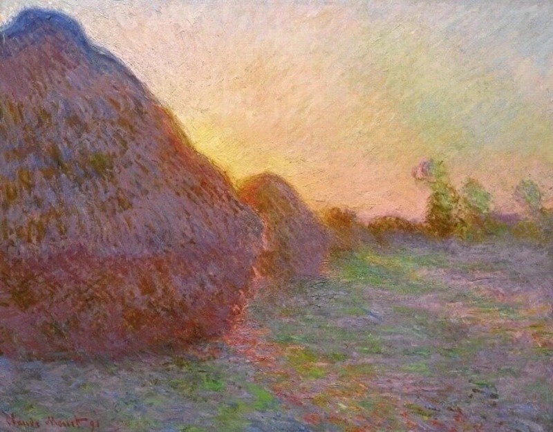 Loạt tranh "Đống rơm" (Haystacks / Meules) (1890 - 1891)