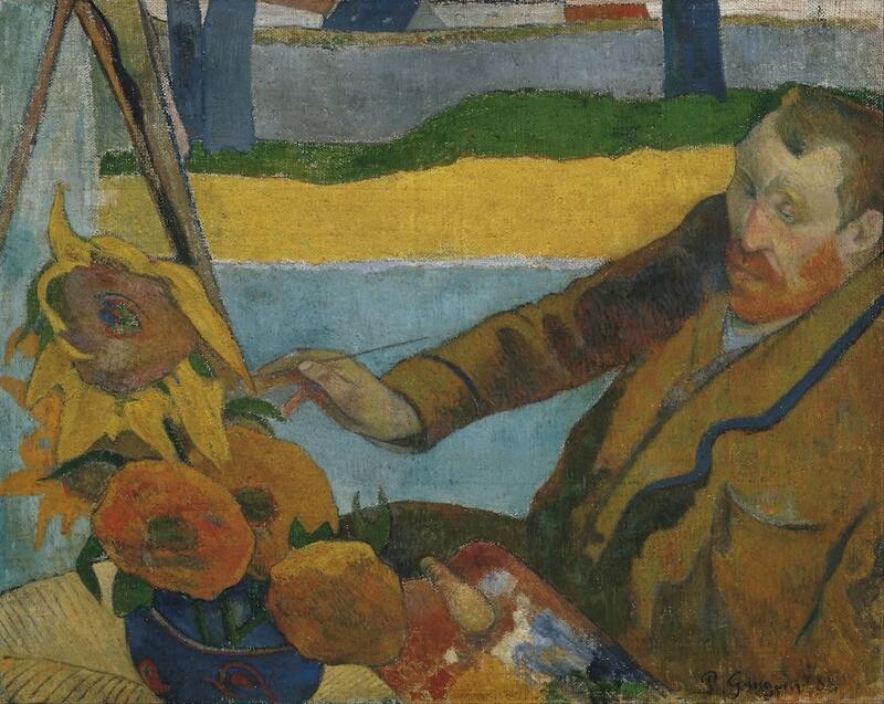 Chân dung tự họa Van Gogh: Hành trình 36 bức tranh đi tìm chính mình 15 Bức "Người vẽ Hoa Hướng Dương" của Paul Gauguin (1888)