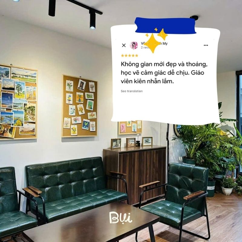 Những đánh giá của học viên về Mỹ thuật Bụi