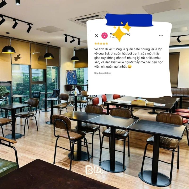 Những đánh giá của học viên về Mỹ thuật Bụi