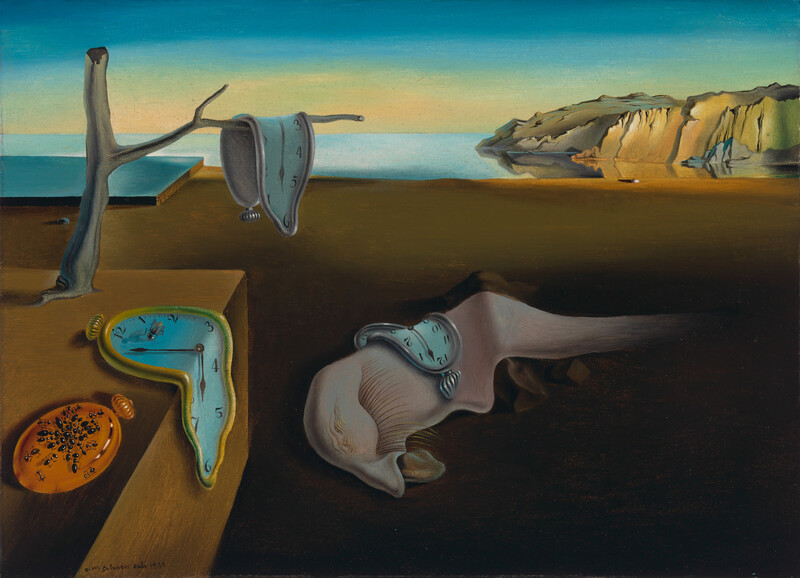 Bức tranh The Persistence of Memory (Sự bền bỉ của ký ức) của Salvador Dalí