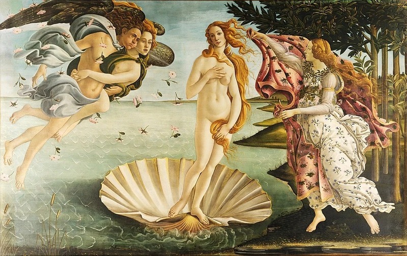The Birth of Venus (Sự ra đời của thần Vệ Nữ) của Sandro Botticelli