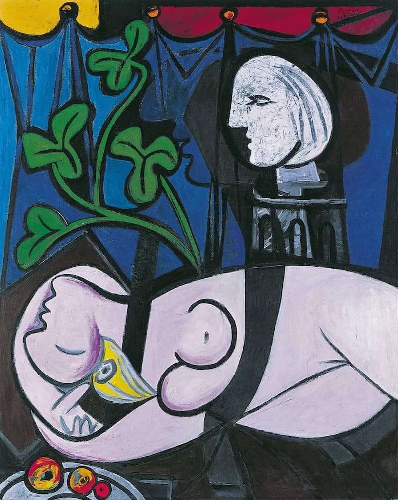 Top 14 bức tranh Picasso nổi tiếng và đắt giá nhất hiện nay 6 Nude, Green Leaves and Bust