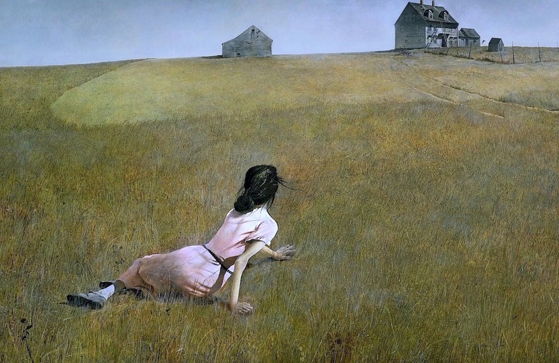 "Thế giới của Christina" (Christina's World) vẽ năm 1948 bởi họa sĩ người Mỹ Andrew Wyeth là một kiệt tác hội họa hiện thực
