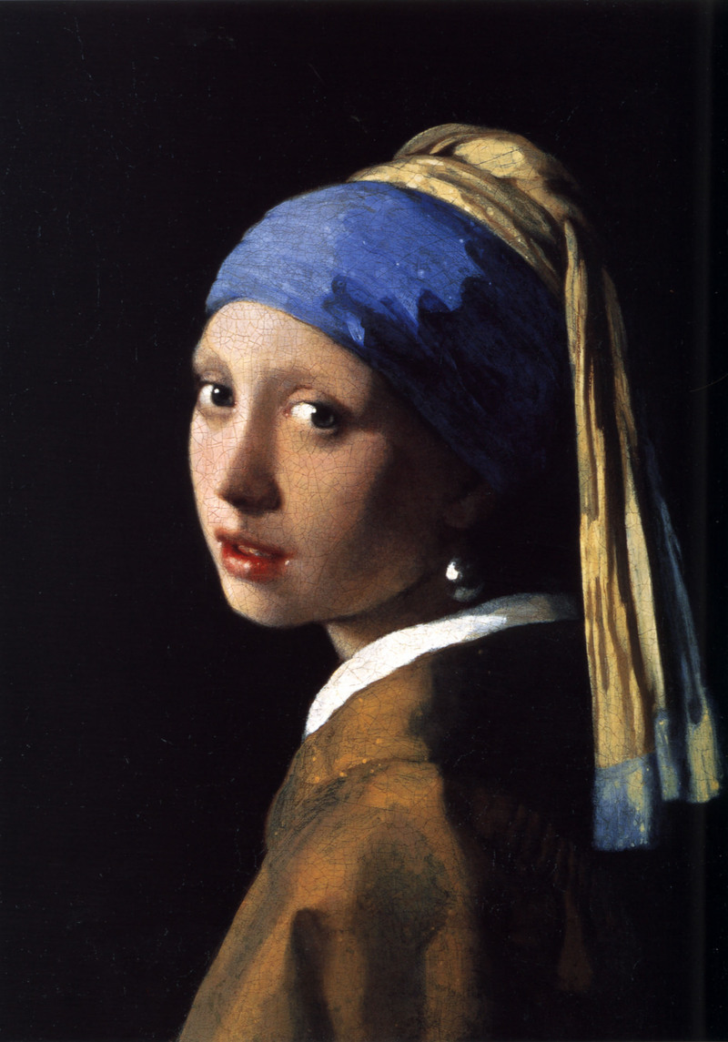 Bức tranh The girl with a Pearl Earring (Thiếu nữ đeo hoa tai ngọc trai) của Johannes Vermeer