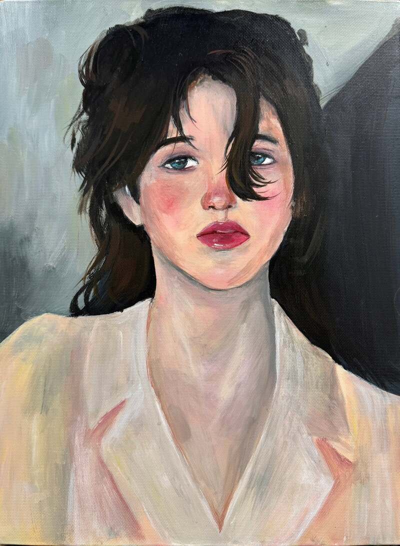 Tranh chân dung màu Acrylic