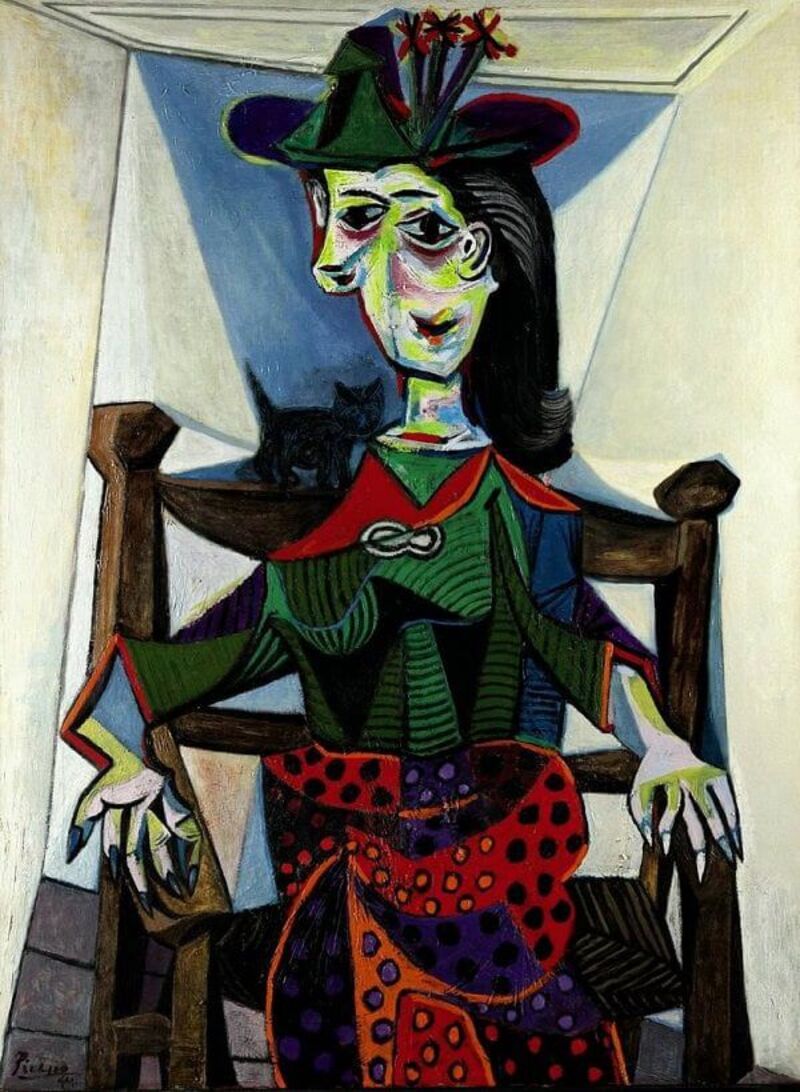Top 14 bức tranh Picasso nổi tiếng và đắt giá nhất hiện nay 9 Dora Maar au chat