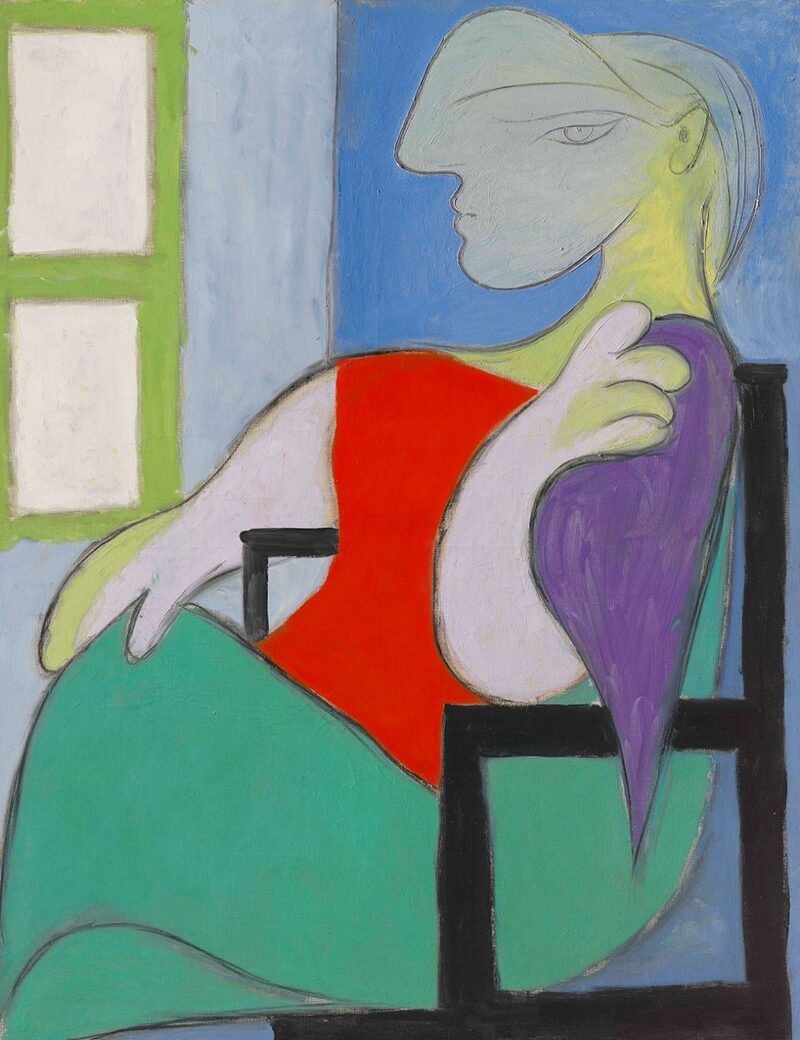 Top 14 bức tranh Picasso nổi tiếng và đắt giá nhất hiện nay 8 Femme assise près d'une fenêtre (Marie-Thérèse)