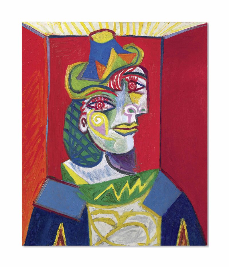 Top 14 bức tranh Picasso nổi tiếng và đắt giá nhất hiện nay 13 Buste de femme (Femme à la résille)