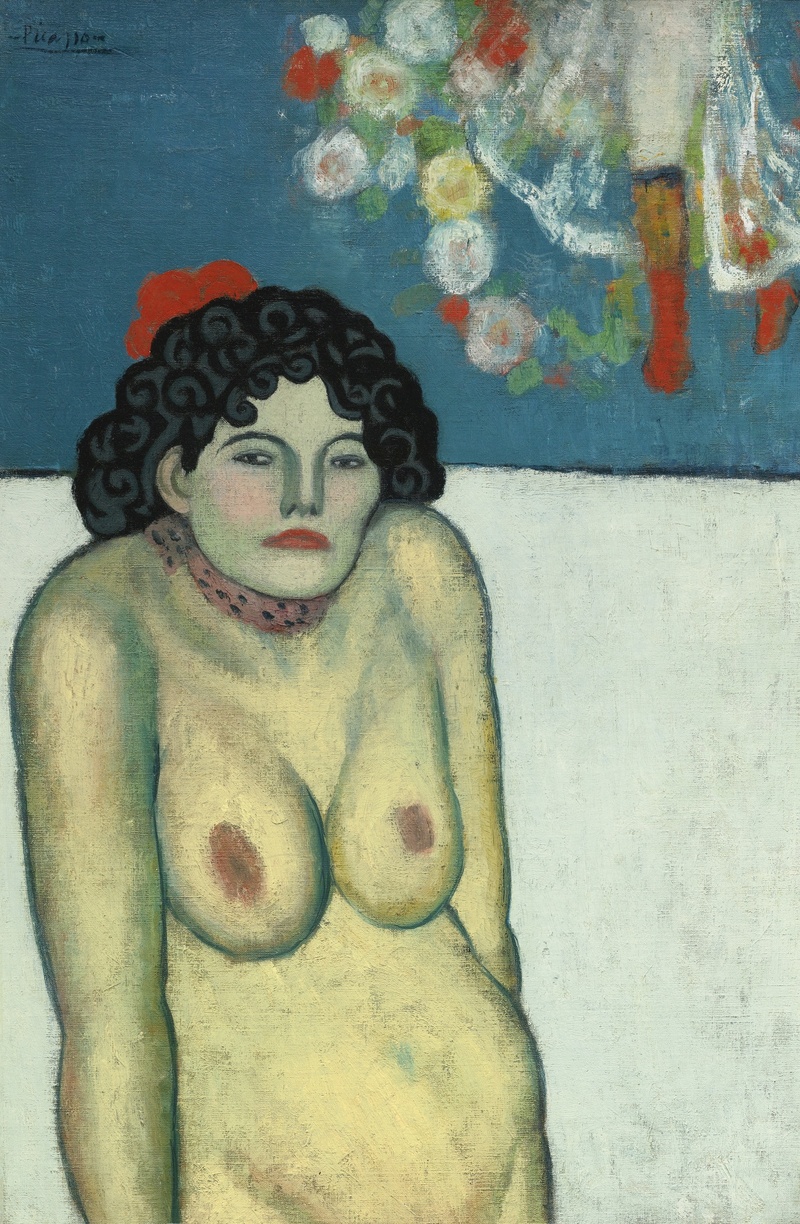 Bức tranh 2 mặt hiếm thấy của Picasso - La Gommeuse (Mặt trước)