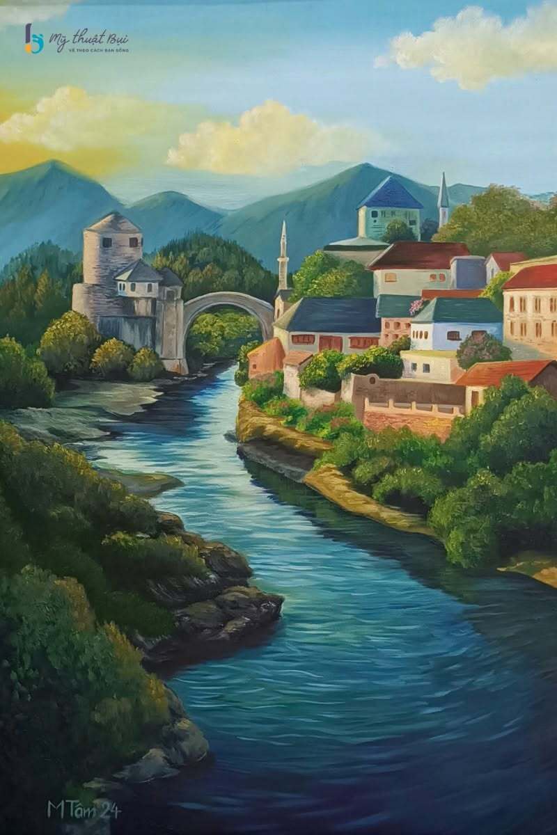 Tranh sơn dầu phong cảnh