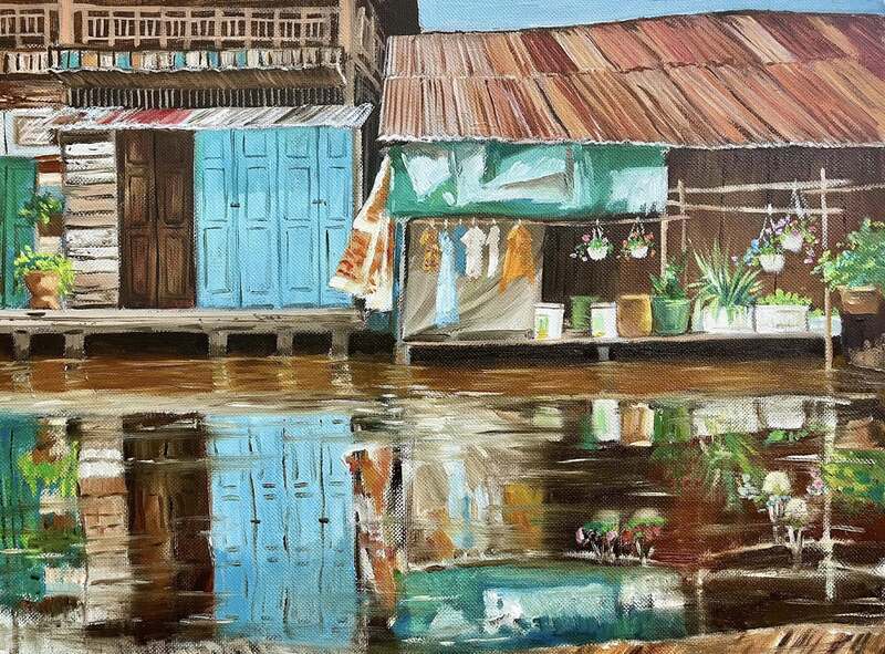 Tranh sơn dầu phong cảnh