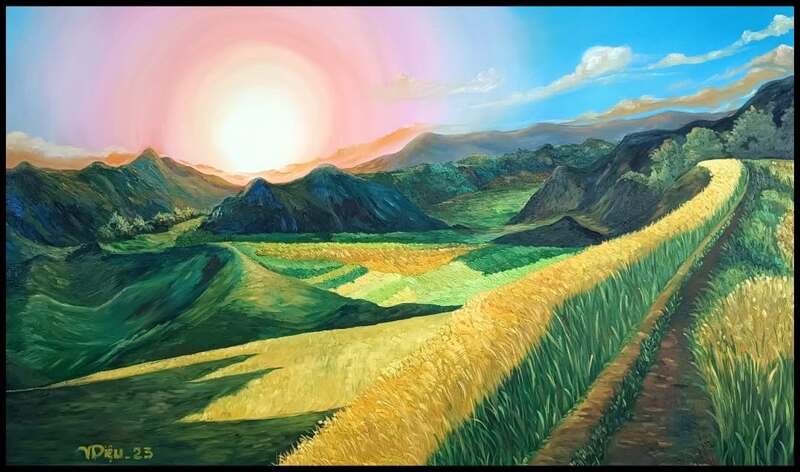 Tranh sơn dầu phong cảnh