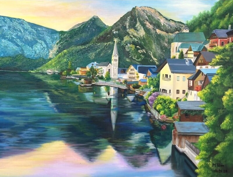 Tranh sơn dầu phong cảnh
