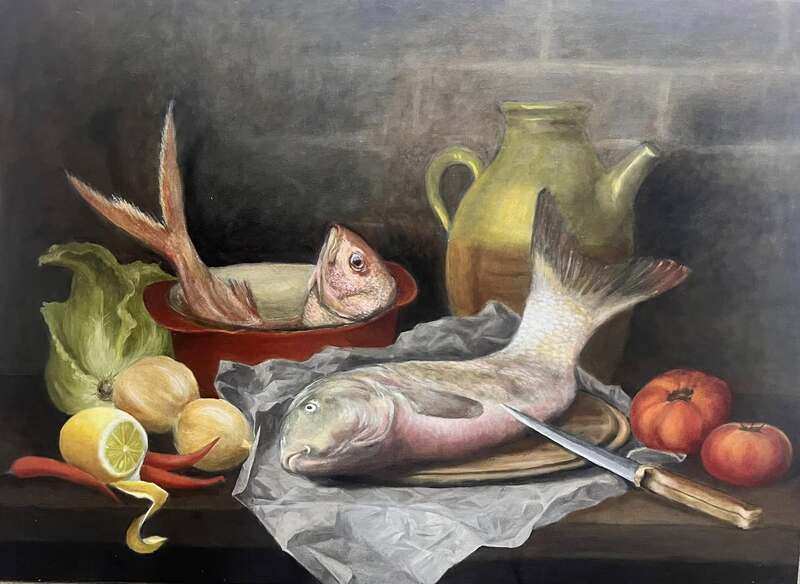 Tranh sơn dầu tĩnh vật