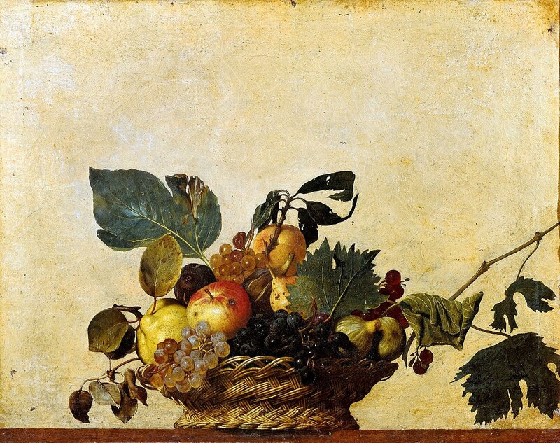 Giỏ trái cây (Basket of Fruit) của Caravaggio