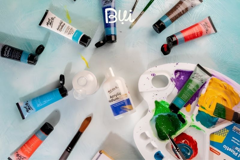 Trẻ em cần lưu ý khi dùng màu Acrylic