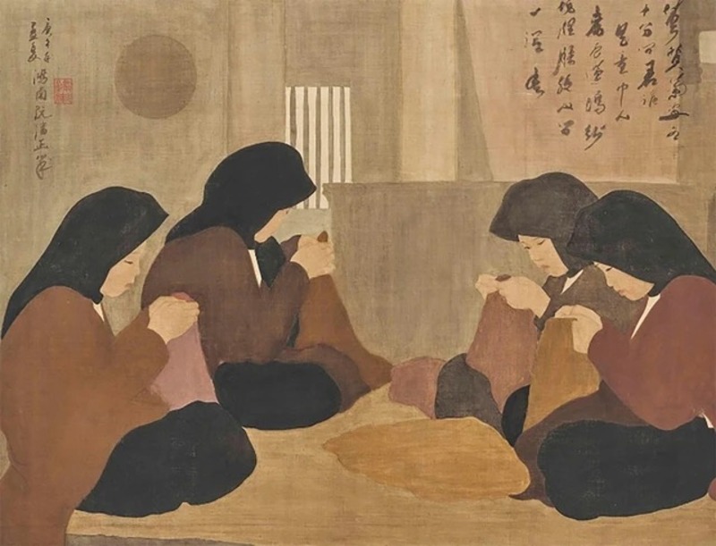 Bức "Những cô thợ may" (Les Couturières)