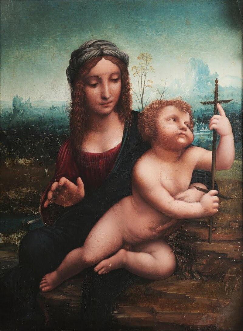 Kiệt tác "Đức Mẹ và cây kéo sợi" (Madonna of the Yarnwinder)