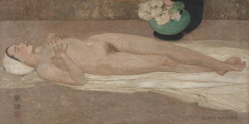 Bức "Nude" (Khỏa thân) của Lê Phổ