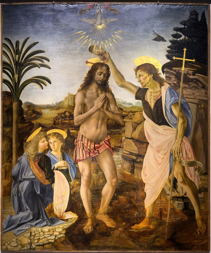 Bức tranh "Lễ rửa tội của Chúa Kitô" (The Baptism of Christ)